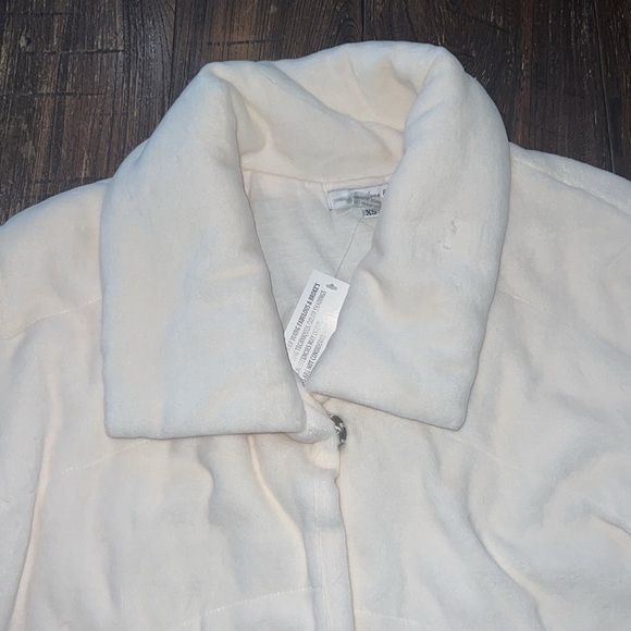 Young Fabulous & Broke Quilted Teddy Puffer Jacket Off White XS NWT - Picture 5 of 10